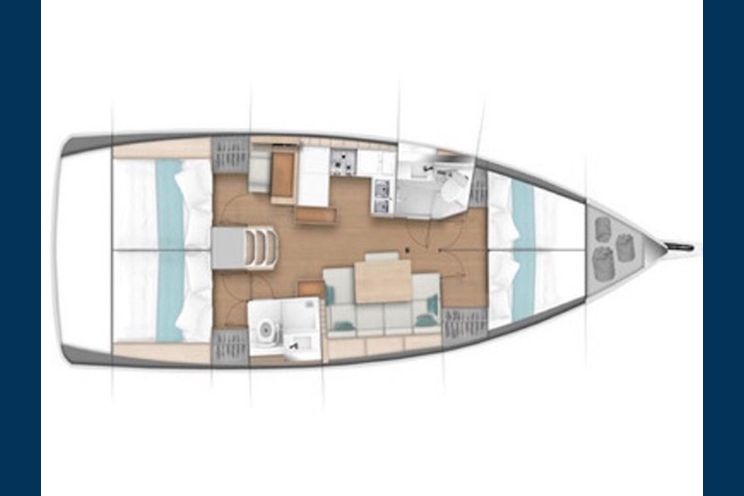 Charter Yacht Sun Odyssey 440 - 2021 - 4 Cabins(4 double)Athens - Skiathos - Volos