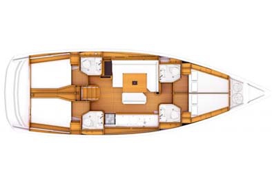 Sun Odyssey 469 - Layout