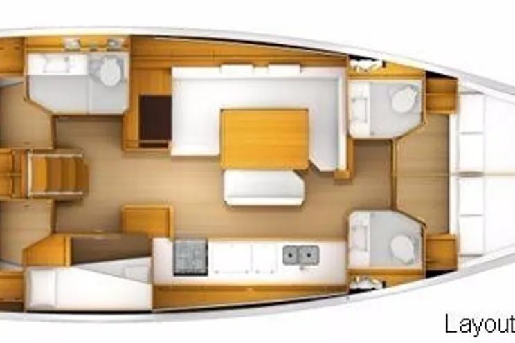 Charter Yacht Sun Odyssey 519 - 5 Cabins(4 double 1 bunk)- 2019 - Athens