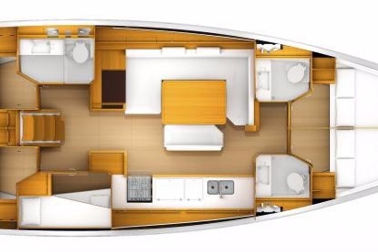 Charter Yacht Sun Odyssey 519 - 2018 - 6 cabins(5 double + 1 bunk + 1 single)- USVI - BVI