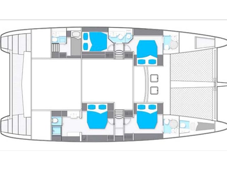 Sunreef 62 - Layout