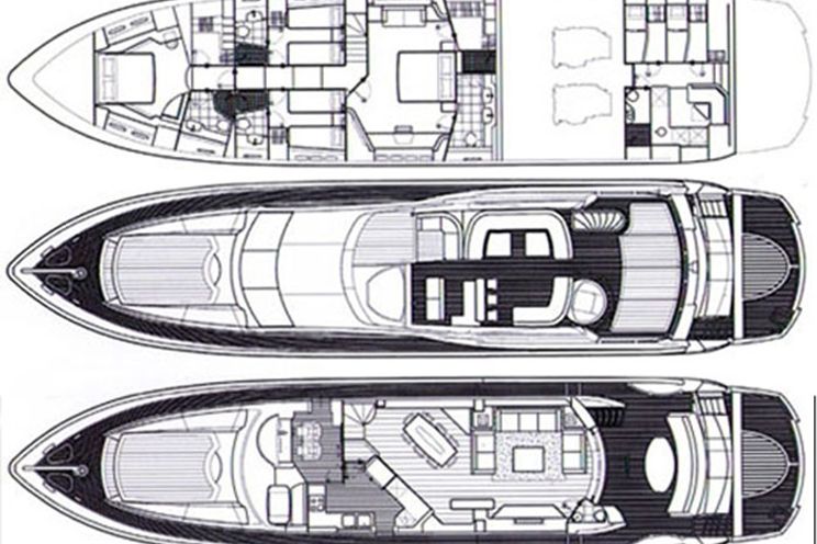 Charter Yacht Sunseeker 90 - Day Charter for 15 Guests or 4 Cabins Live Aboard - Phuket,Thailand