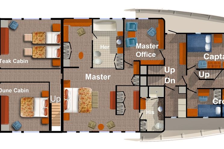 Charter Yacht SURI - 63m Halter Marine - 7 Cabins - New Zealand,Fiji,Tahiti and the South Pacific