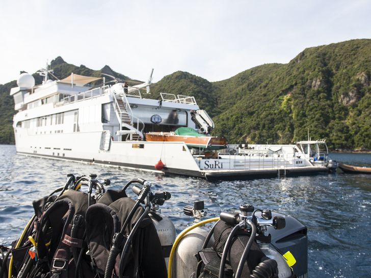 SURI Halter Marine 63m Luxury Superyacht SCUBA 