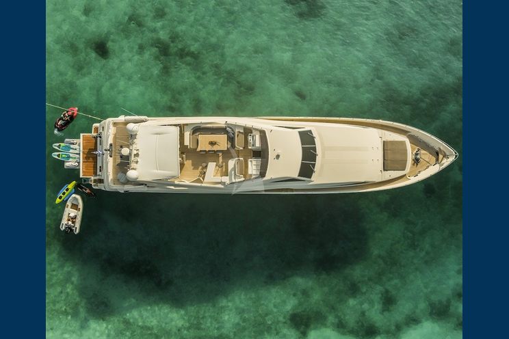 Charter Yacht CHAMPAGNE SEAS - Ferretti 112 - 5 Cabins - Athens - Mykonos - Corfu - Santorini