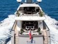TATII Tamsen 41m Luxury Superyacht Aft View Running TATII Tamsen 41m Luxury Superyacht Aft View Running