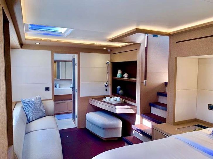 master cabin seating area