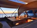 TESS - Sloop 24 m,alfresco dining at night TESS - Sloop 24 m,alfresco dining at night