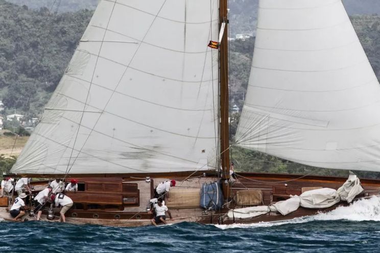 Charter Yacht THE BLUE PETER - Classic Yacht - 4 Cabins - English Harbour - St Barths - St Martin