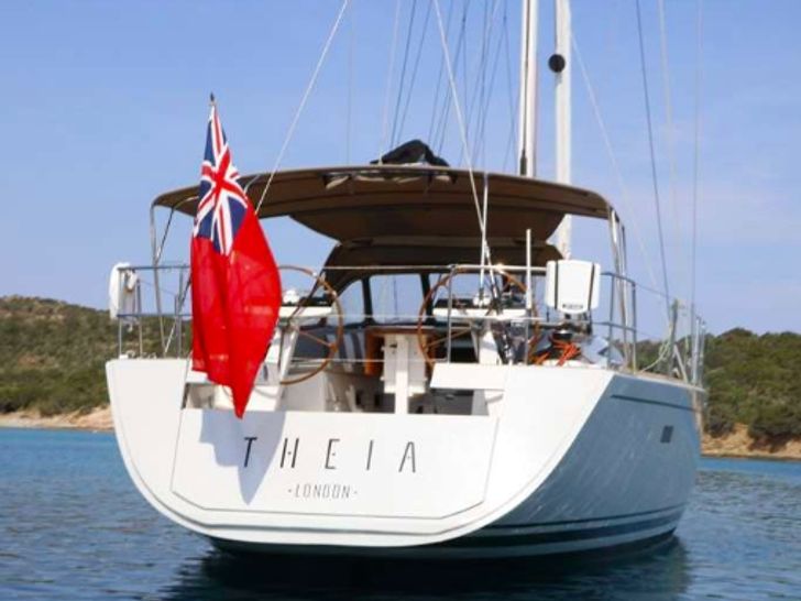 THEIA OF LONDON - at the stern