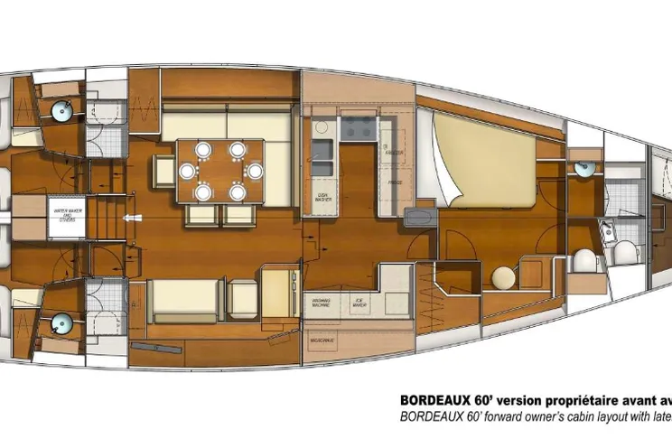 Charter Yacht THEIA OF LONDON - CNB Bordeaux 60 - 3 Cabins - Corsica - Sardinia - Sicily - Antigua - BVI