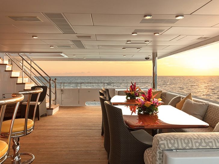 THREE FORKS Christensen 49m Aft Deck THREE FORKS Christensen 49m Aft Deck