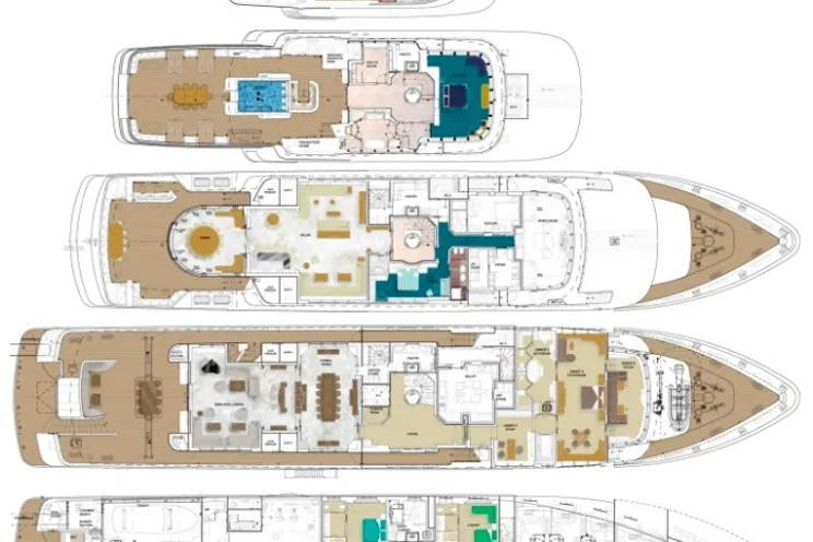 Charter Yacht TITANIA - Lurssen 73m - 7 Cabins - St Barths - Virgin Islands - Bahamas - Monaco - Amalfi Coast