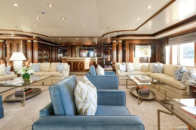 Charter Yacht TITANIA - Lurssen 73m - 7 Cabins - St Barths - Virgin Islands - Bahamas - Monaco - Amalfi Coast