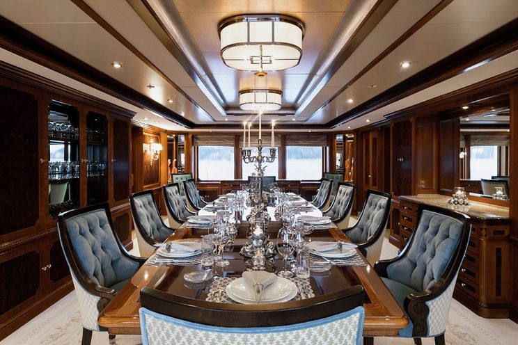 Charter Yacht TITANIA - Lurssen 73m - 7 Cabins - St Barths - Virgin Islands - Bahamas - Monaco - Amalfi Coast