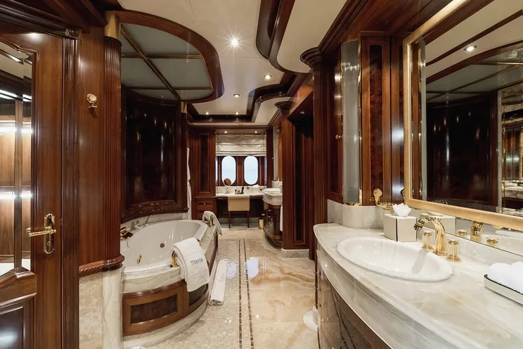 Charter Yacht TITANIA - Lurssen 73m - 7 Cabins - St Barths - Virgin Islands - Bahamas - Monaco - Amalfi Coast