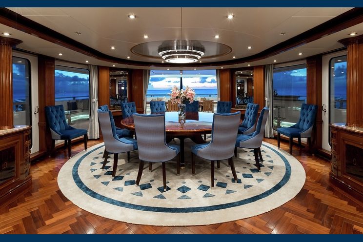 Charter Yacht TITANIA - Lurssen 73m - 7 Cabins - St Barths - Virgin Islands - Bahamas - Monaco - Amalfi Coast