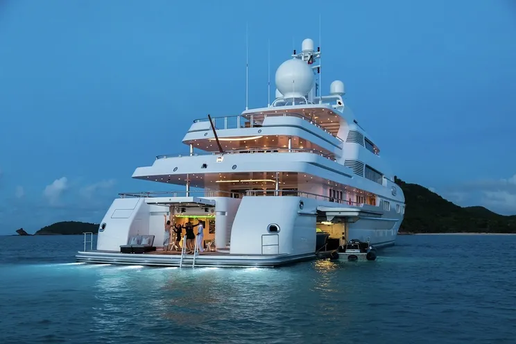 Charter Yacht TITANIA - Lurssen 73m - 7 Cabins - St Barths - Virgin Islands - Bahamas - Monaco - Amalfi Coast