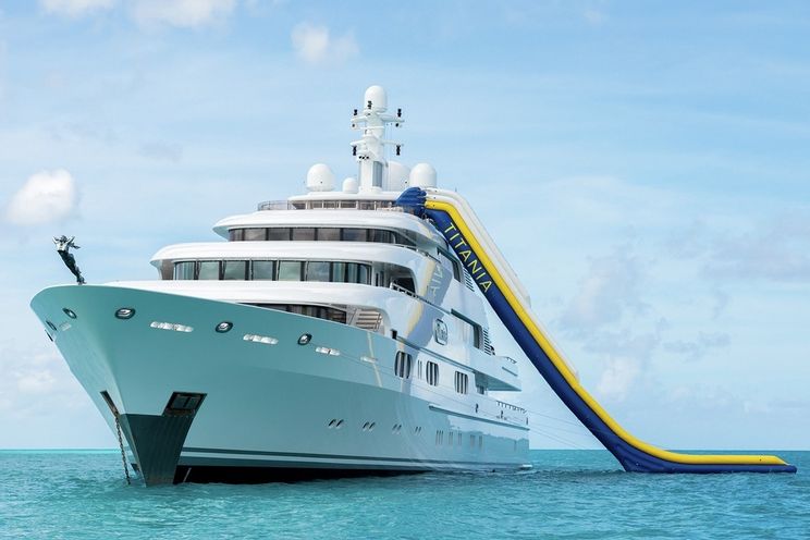 Charter Yacht TITANIA - Lurssen 73m - 7 Cabins - St Barths - Virgin Islands - Bahamas - Monaco - Amalfi Coast