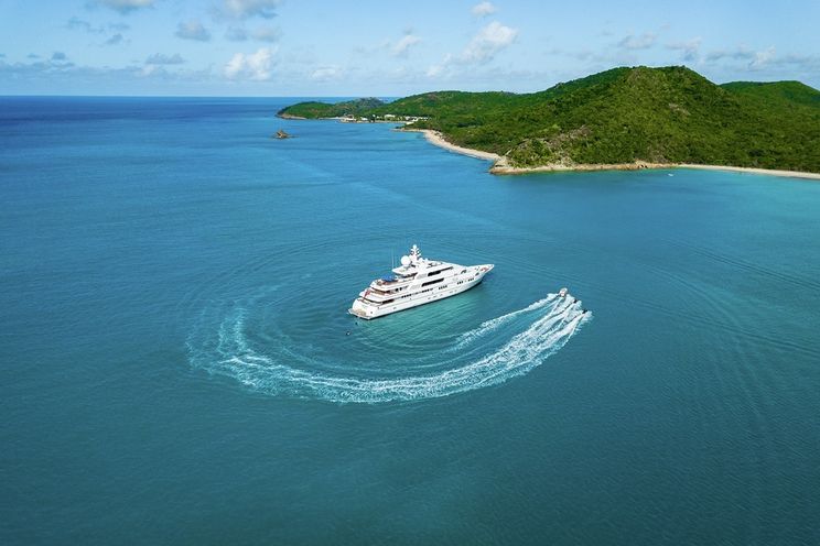 Charter Yacht TITANIA - Lurssen 73m - 7 Cabins - St Barths - Virgin Islands - Bahamas - Monaco - Amalfi Coast