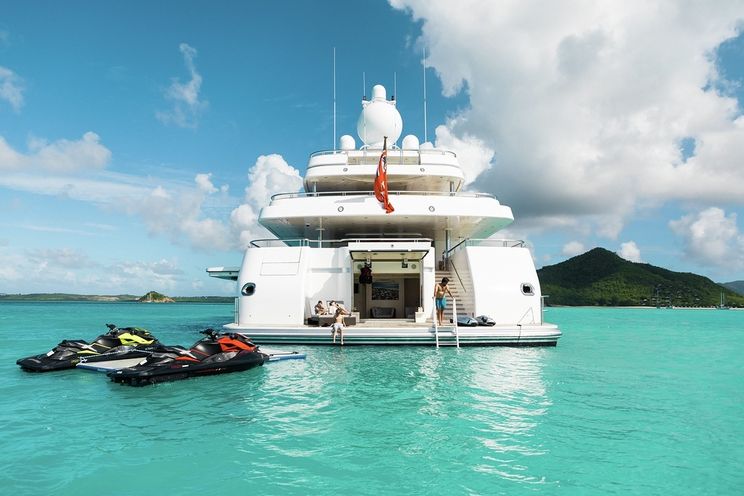 Charter Yacht TITANIA - Lurssen 73m - 7 Cabins - St Barths - Virgin Islands - Bahamas - Monaco - Amalfi Coast