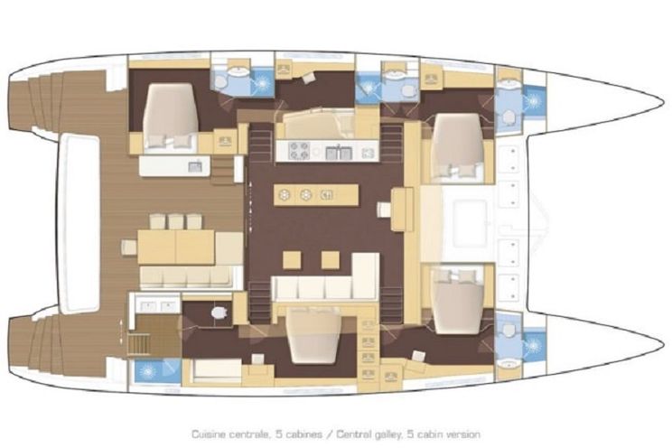 Charter Yacht HUNTRESS - Lagoon 620 - 4 Cabins - Tortola - Virgin Gorda - Anegada