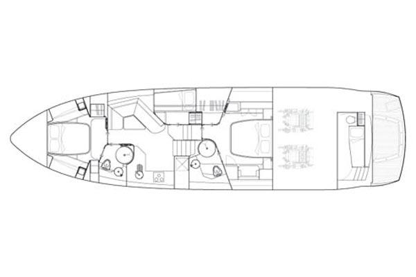 Charter Yacht UFO - Predator 62 - 3 Cabins - Split,Croatia