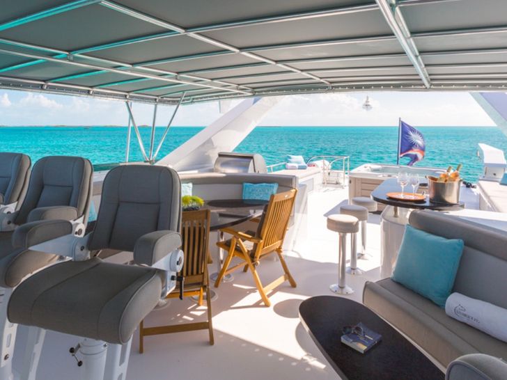 UNBRIDLED - Crescent 116,sun deck/ flybridge UNBRIDLED - Crescent 116,sun deck/ flybridge