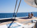 VULPINO Sunreef 60 - guests on the foredeck VULPINO Sunreef 60 - guests on the foredeck