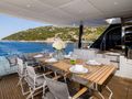 VULPINO Sunreef 60 - aft deck dining area VULPINO Sunreef 60 - aft deck dining area