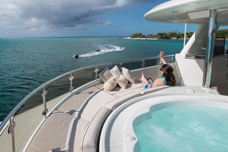 Charter Yacht PIPE DREAM - Westport 130 - 5 Cabins - Nassau - Paradise Island - Exumas - Bahamas - Fort Lauderdale - Florida East Coast