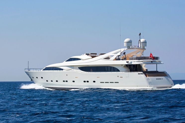 Charter Yacht WHISPER V - Ferretti 112 - 6 Cabins - Athens - Mykonos - Paros - Santorini