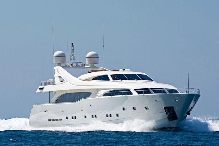 Charter Yacht WHISPER V - Ferretti 112 - 6 Cabins - Athens - Mykonos - Paros - Santorini