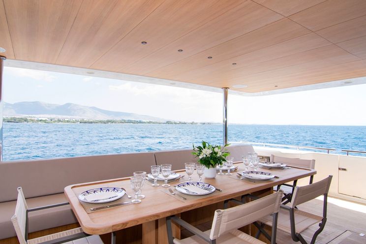 Charter Yacht WHISPER V - Ferretti 112 - 6 Cabins - Athens - Mykonos - Paros - Santorini