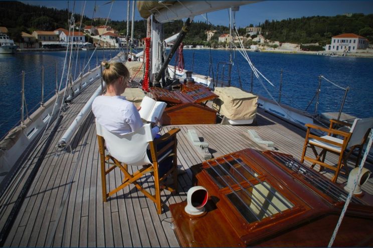 Charter Yacht WINDWEAVER OF PENNINGTON - R Clark Custom Sailing Yacht 84 - 3 Cabins - Corfu - Athens - Mykonos - Lefkas