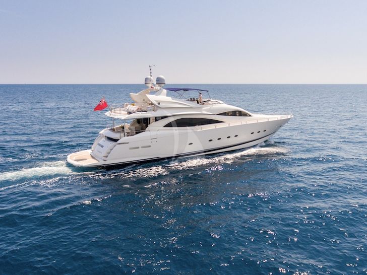 WINNING STREAK 2 Sunseeker 94 - cruising side profile WINNING STREAK 2 Sunseeker 94 - cruising side profile