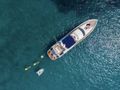 WINNING STREAK 2 Sunseeker 94 - top aerial shot anchored WINNING STREAK 2 Sunseeker 94 - top aerial shot anchored