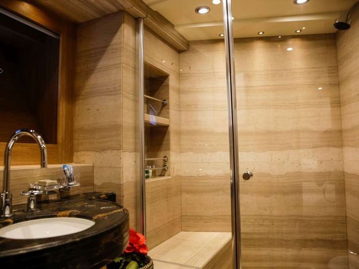 ZANZIBA Etemoglu 40m Luxury Sailing Yacht Bathroom