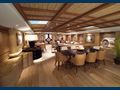 ZANZIBA Etemoglu 40m Luxury Sailing Yacht Saloon