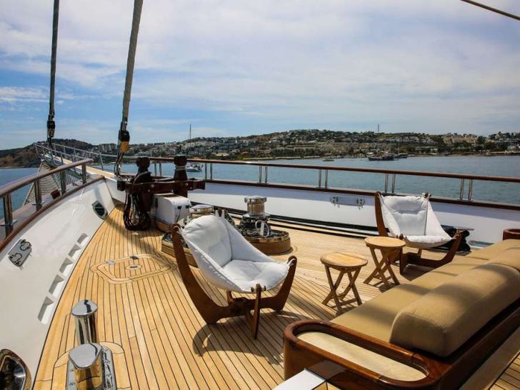 ZANZIBA Etemoglu 40m Luxury Sailing Yacht Sun Lounge ZANZIBA Etemoglu 40m Luxury Sailing Yacht Sun Lounge