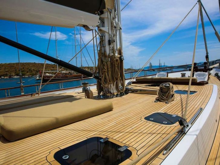 ZANZIBA Etemoglu 40m Luxury Sailing Yacht Sun Deck