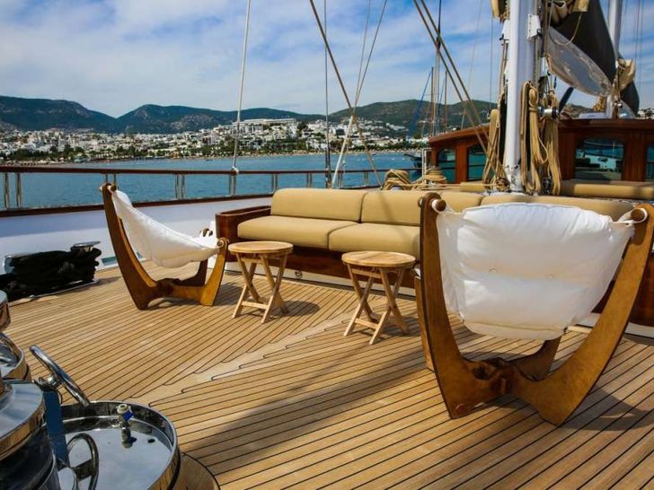 ZANZIBA Etemoglu 40m Luxury Sailing Yacht Sun Lounge ZANZIBA Etemoglu 40m Luxury Sailing Yacht Sun Lounge