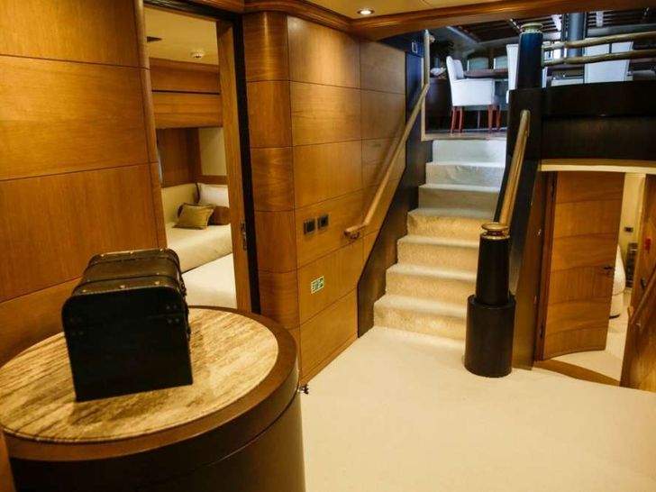 ZANZIBA Etemoglu 40m Luxury Sailing Yacht Foyer
