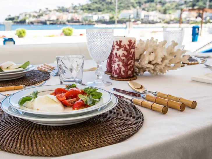 ZIA CANAIA Riva Yacht Sample Lunch