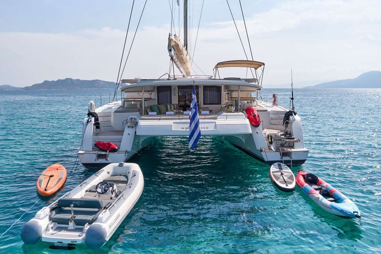 Charter Yacht WORLD`S END - Fountaine Pajot Galathea 65 - 5 Cabins - Athens - Mykonos - Cyclades - Greece - Praslin - Seychelles - Indian Ocean