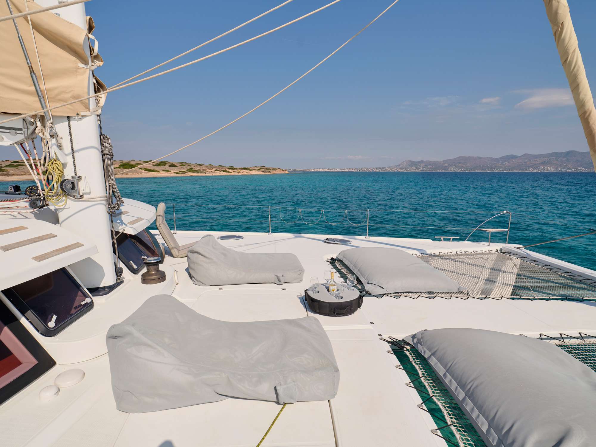 Charter Yacht WORLD`S END - Fountaine Pajot Galathea 65 - 5 Cabins - Athens - Mykonos - Cyclades - Greece - Praslin - Seychelles - Indian Ocean