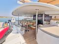 WORLD'S END Fountaine Pajot Galathea 65 - main aft deck wider shot WORLD'S END Fountaine Pajot Galathea 65 - main aft deck wider shot