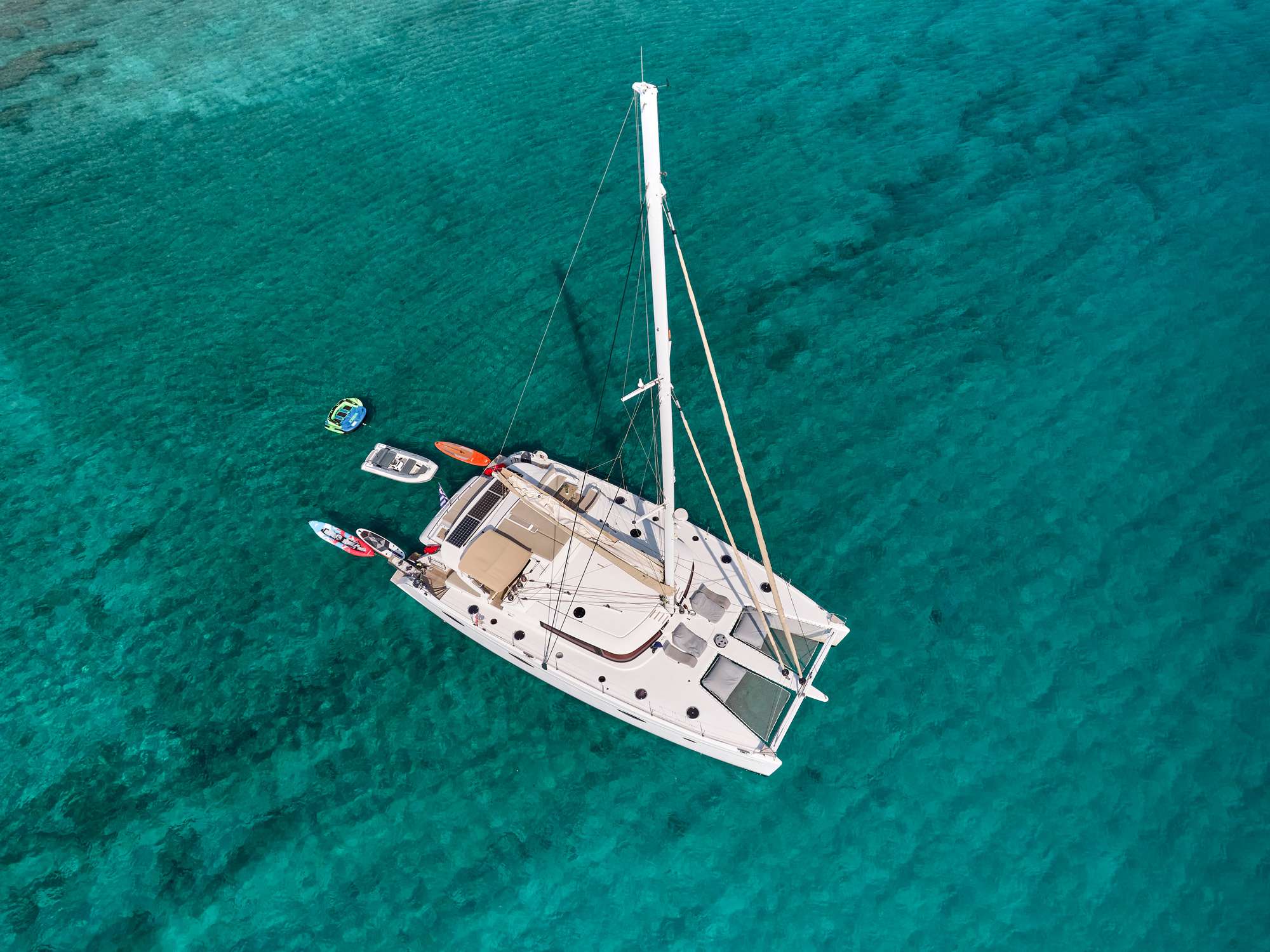 Charter Yacht WORLD`S END - Fountaine Pajot Galathea 65 - 5 Cabins - Athens - Mykonos - Cyclades - Greece - Praslin - Seychelles - Indian Ocean