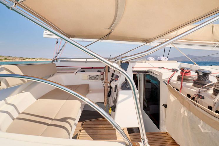 Charter Yacht WORLD`S END - Fountaine Pajot Galathea 65 - 5 Cabins - Athens - Mykonos - Cyclades - Greece - Praslin - Seychelles - Indian Ocean