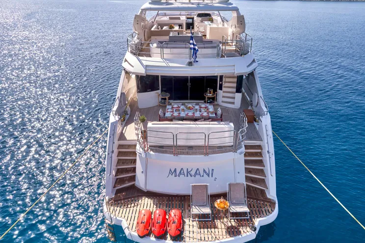 Charter Yacht MAKANI II - Predator 115 - 5 Cabins - Athens - Mykonos - Paros - Cyclades - Greece